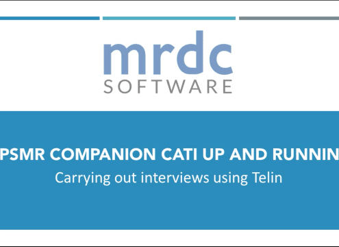 Carrying out interviews using telin