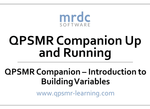 Introduction to Building Variables