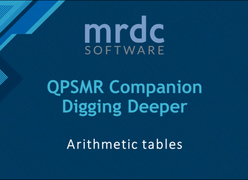 Producing arithmetic tables