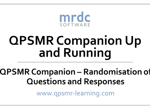 Randomisation of Questions and Responses