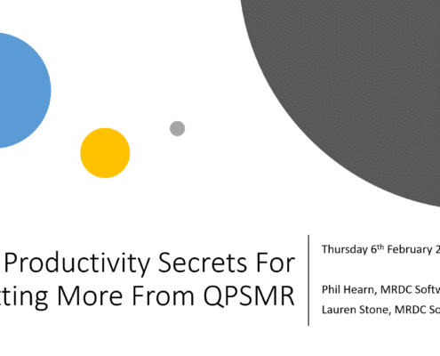 QPSMR Productivity Secrets